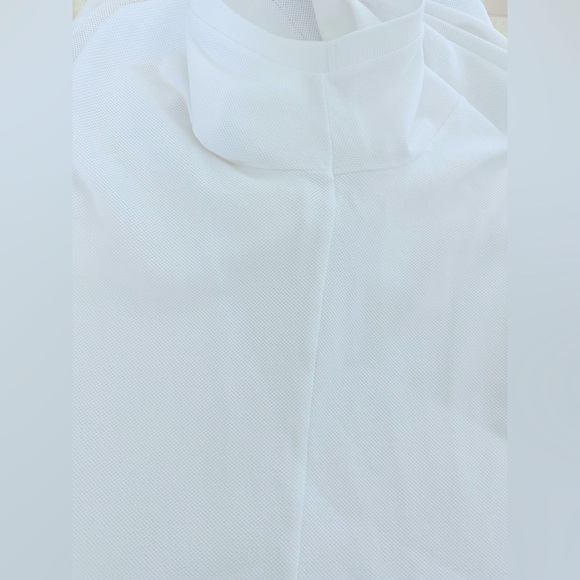 Gucci Men White Polo Shirt with Navy Collar and Striped Trim XL - Picture 7 of 16